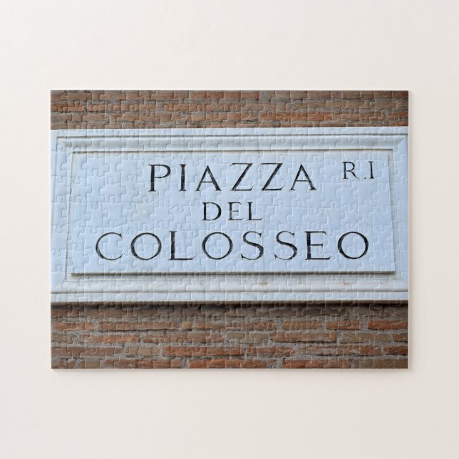 Piazza del Colosseo - Rom Colosseum 11x14-252 pc Pussel (Horisontell)