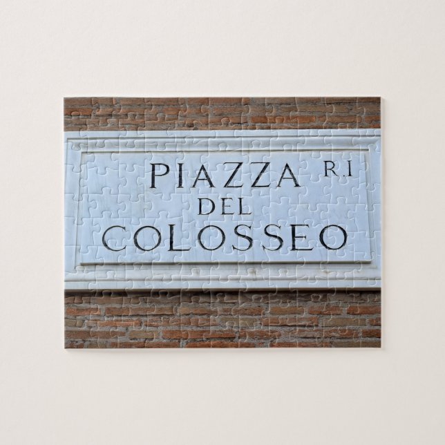 Piazza del Colosseo - Rom Colosseum 8x10 - 110 pc Pussel (Horisontell)