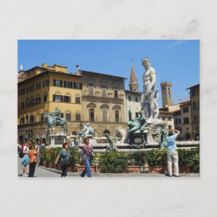 Piazza della Signoria Postcard Vykort