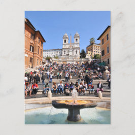 Piazza di Spagna, Rom, Italien Vykort