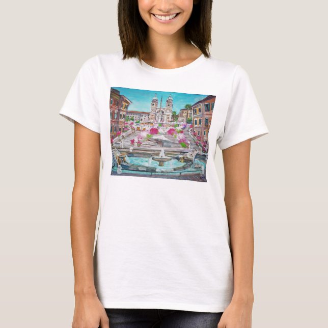 Piazza di Spagna - Tee Shirt (Framsida)