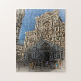 Piazza Duomo, Florens, Italien Pussel