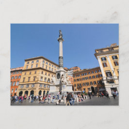 Piazza Navona i Rom, Italien Vykort