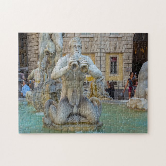 Piazza Navona  Rom Italien Pussel (Horisontell)