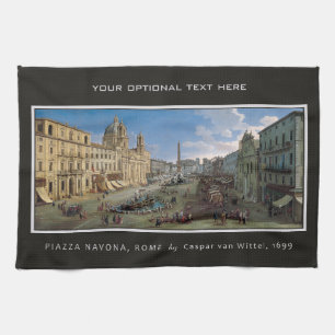 Piazza Navona, Roms handduk av anpassningsbar Kökshandduk