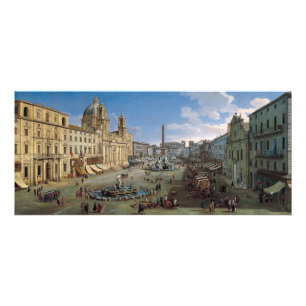 Piazza Navona, Roms konstakort Reklamkort