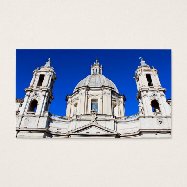 Piazza Navona Visitkort (Framsidan)