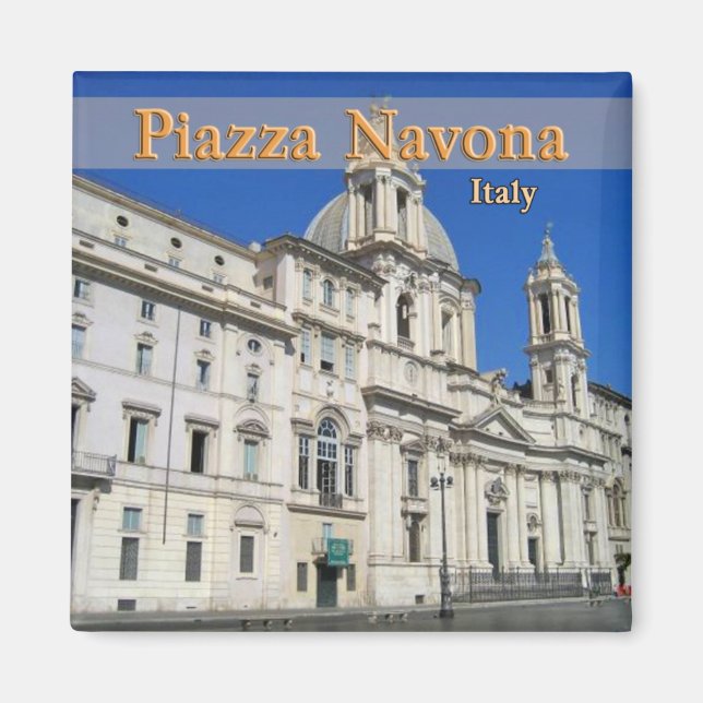 Piazza Novona Magnet (Framsidan)
