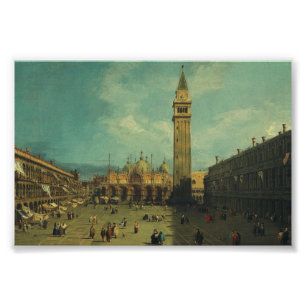 Piazza San Marco av Canaletto Fototryck