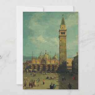 Piazza San Marco av Canaletto Inbjudningar