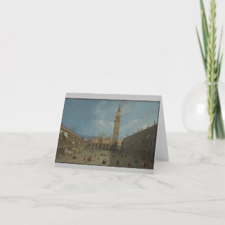 Piazza San Marco Greeting Card Kort
