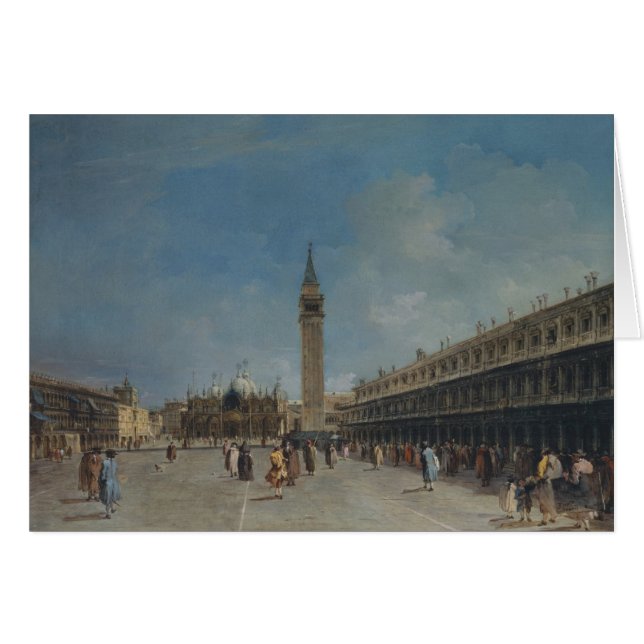 Piazza San Marco Hälsningskort (Framsidan Horizontal)
