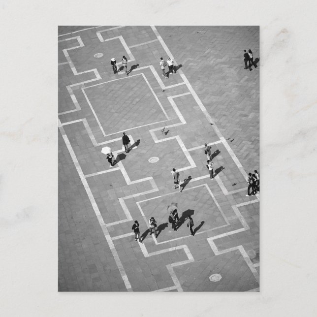 Piazza San Marco Postcard Vykort (Framsida)