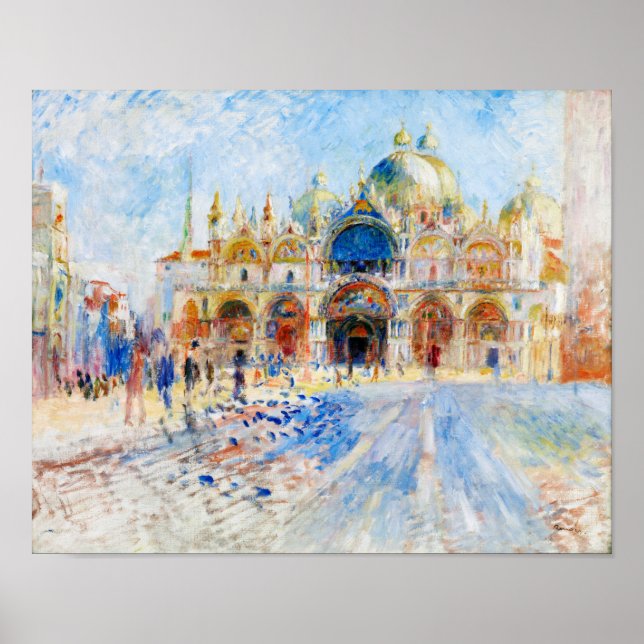 Piazza San Marco, Renoir Poster (Framsidan)