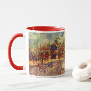 Piazza San Marco, Venedig av Pierre Renoir Mugg