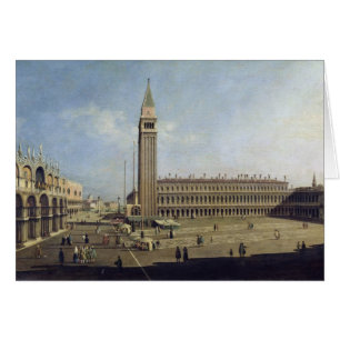 Piazza San Marco, Venedig Hälsningskort