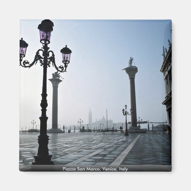 Piazza San Marco, Venedig, Italien Magnet (Framsidan)