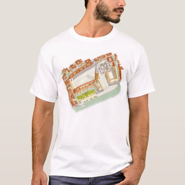 Piazza San Marco. Venedig italien Tee (Framsida)
