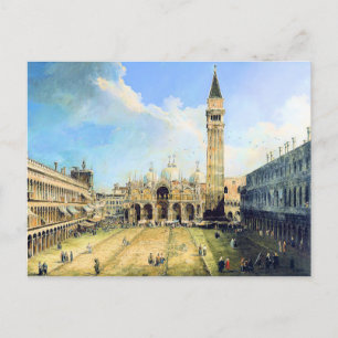 Piazza San Marco Venedig Vykort
