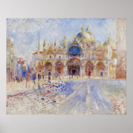 Piazza San Marco Venice av Renoir, Large Poster