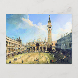 Piazza San Marco Venice Vykort