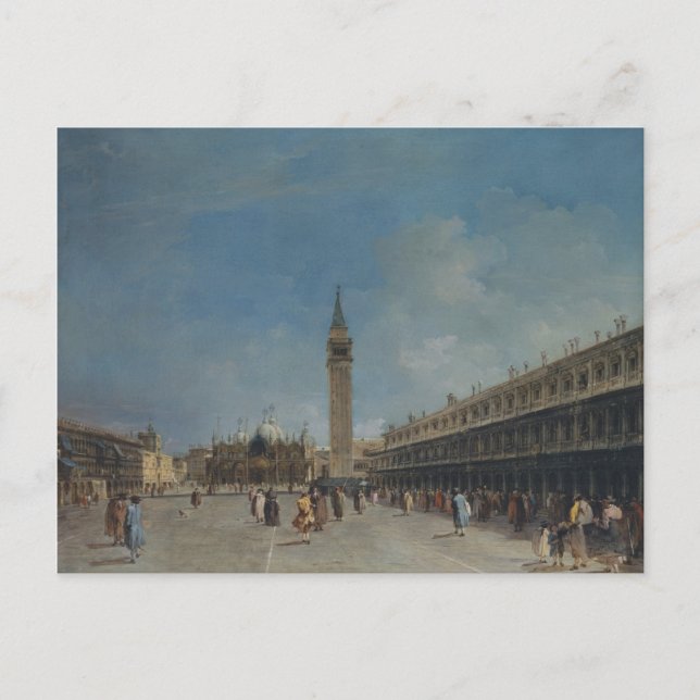 Piazza San Marco Vykort (Framsida)