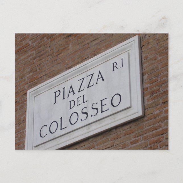 piazza vykort (Framsida)