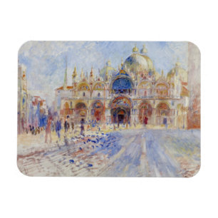 Piazzaen San Marco, Venedig, 1881 (olja på kanfas Magnet