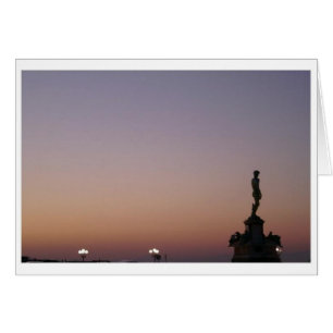 Piazzale Michelangelo, Florence, Italien Hälsningskort