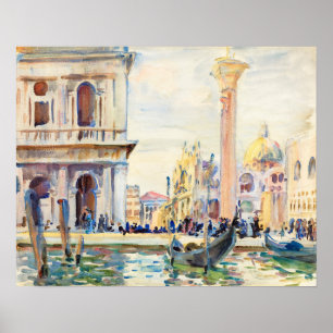 Piazzetta (ca. 1911) av John Singer Sargent Poster