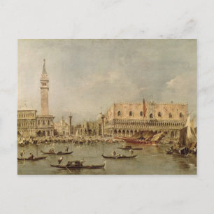 Piazzetta och Palazzo Ducale Vykort