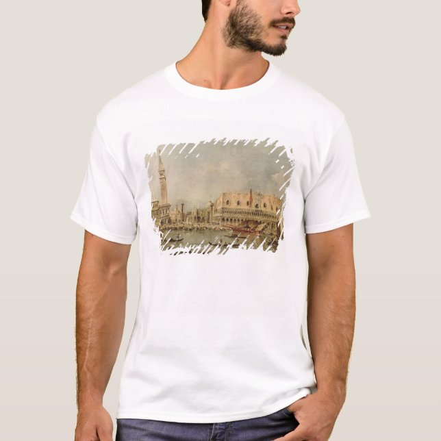 Piazzettaen och Palazzoen Ducale T-shirt (Framsida)