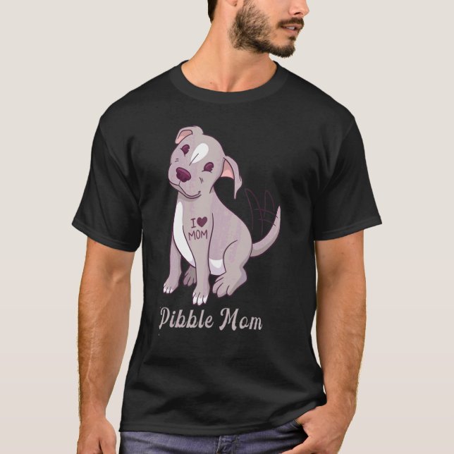 Pibble Mamma T Shirt (Framsida)