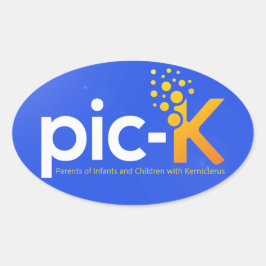 pic-K Stickers Ovalt Klistermärke