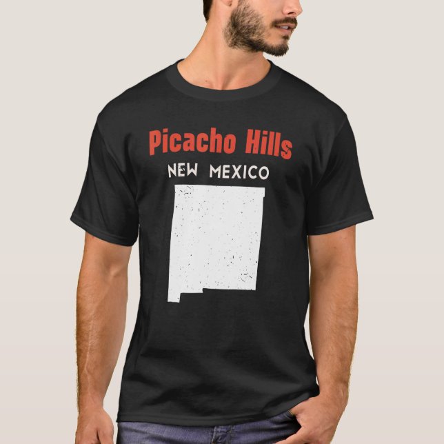 Picacho Hills USA State America Travel New Mexican T Shirt (Framsida)