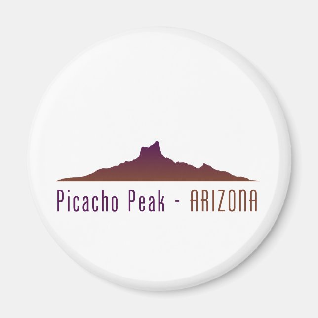 Picacho Peak - Arizona Magnet (Framsidan)