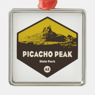 Picacho Peak State Park Arizona Julgransprydnad Metall