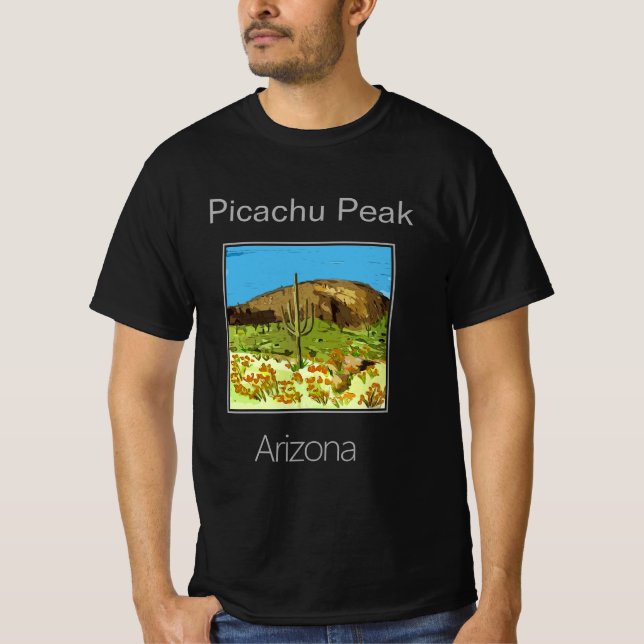 Picacho Peak State Park, Arizona T Shirt (Framsida)