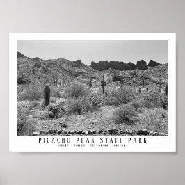 Picacho Peak State Park Keepsaké Arizona Poster