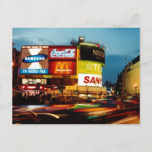 Picadilly Circus - London Vykort