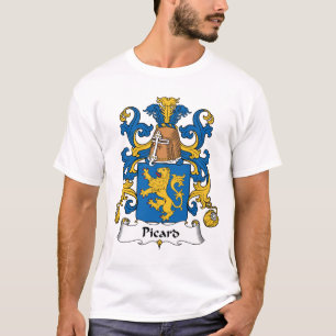Picard familjvapensköld tee shirt