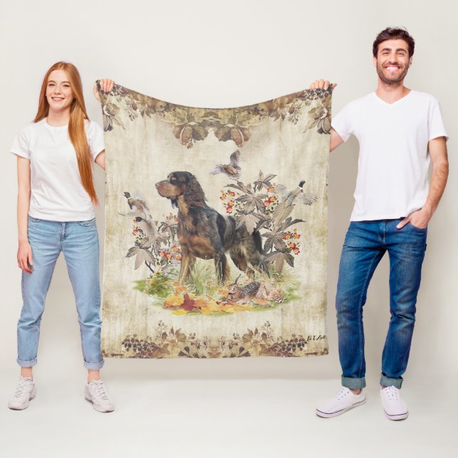 Picardy Spain , fågeljakt Fleecefilt (På plats)