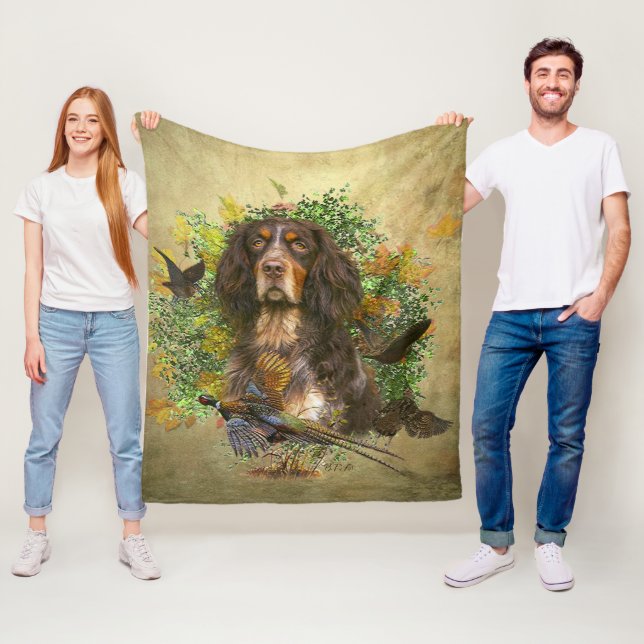 Picardy Spain , jaktsäsongen Fleecefilt (På plats)