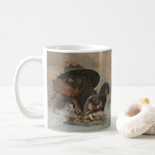 Picardy Spain , jaktsäsongen Kaffemugg