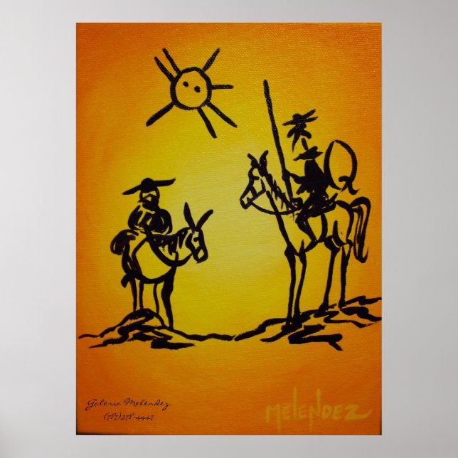 Picasos Don Quixote Poster (Framsidan)