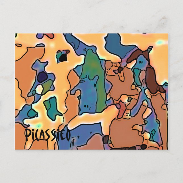 PiCassieO:s vykort för konsthantverk (Framsida)