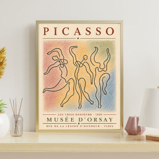 Picasso Affisch | Picasso Tryck | Les Trois Danseu