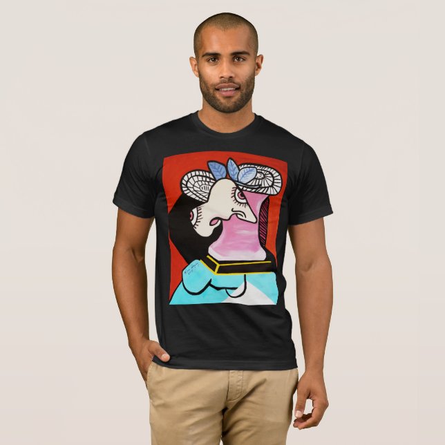 PICASSO FÖRLORADE JAG MITT HUVUD T SHIRT (Hel framsida)