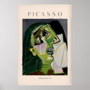Picasso Gråtande kvinna937 konsttryck Berömd kubis Poster