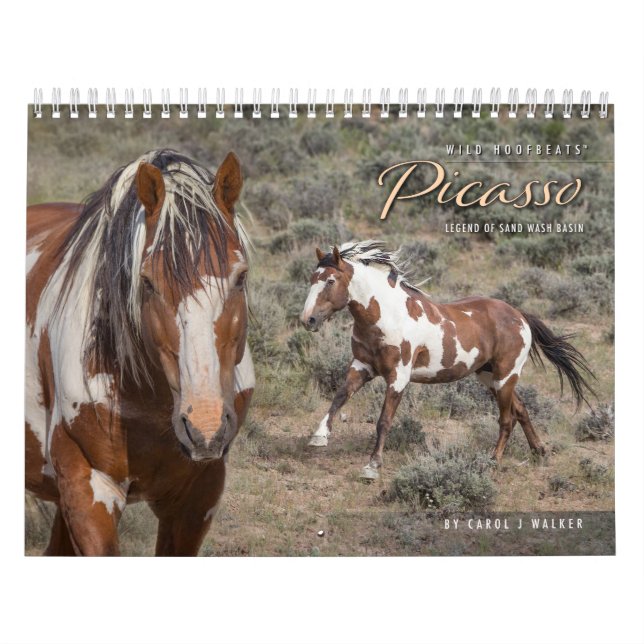 Picasso II Vild Horse Wall Calendar Kalender (Omslag)